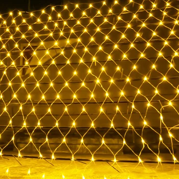 2x2M 3x2M 6x4M LED Čistý Oka Víla String Svetelné Girlandy Okno Opony Vianočné Rozprávky Svetlo Svadobné Party Dovolenku Svetlo