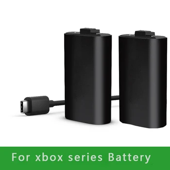 2xRechargeable Batérie+ 3 m-Typ-C Nabíjací Kábel Pre Xbox Bezdrôtové Herné ovládače Náhradné Batérie pre Xbox Série S X
