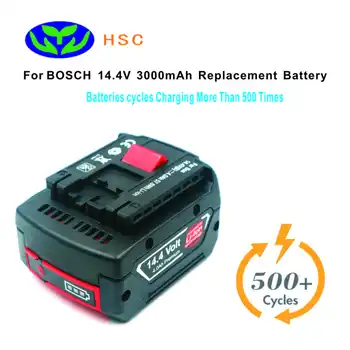 3.0 AH-18650 Batérie držiak BOS14.4B Lítiové Batérie 14,4 V Nahradení pre Bosch 14,4 v Batéria BAT607 BAT614 2607336078