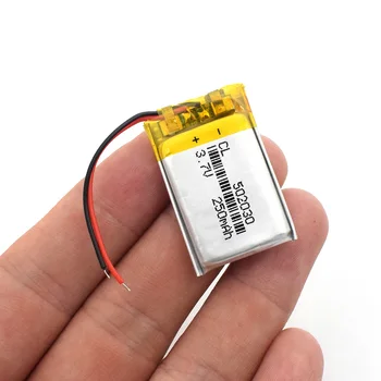 3/4/8PCS 502030 Li-Po Nabíjateľná lítiová batéria 3,7 v 250MAH malé reproduktory bod čítanie pero mp3 Bluetooth mikrotužkové batérie