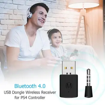 3,5 mm Bluetooth 4.0 hardvérový kľúč USB Adaptér Prijímač pre PS4 Radič Gamepad