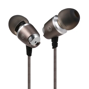3,5 mm In-Ear Káblové Slúchadlá s mikrofónom Hudby Magnetických Kovov Headset Smartphone Slúchadla Slúchadlá In-line Kontrolu slúchadlá dropship