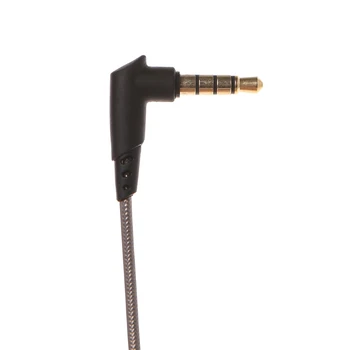 3,5 mm Káblové Slúchadlá Kábel Odnímateľný MMCX Konektor Náhradný Kábel S Mikrofónom Pre Shure SE215 SE425 UE900 HeadphoneW91A