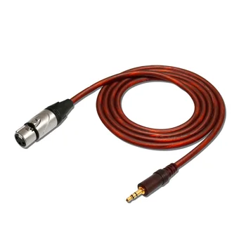 3,5 mm TRS na XLR 3Pin Vyvážené Mikrofón Audio Kábel 1/8