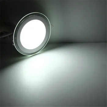 3 Farebné LED Stropné Panel Svetlo Zapustené Osvetlenie Vnútorné Downlight LED Spot Light 85-265V Ovládač je Súčasťou Pre Osvetlenie Kúpeľne
