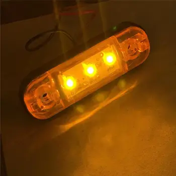 3 Led, Bočné Obrysové Svetlá Výstražné svietidlo LED Svetlá prípojného vozidla Vzdialenosť na Čítanie impulzov svetlá pre nákladné automobily vyzdvihnutie van