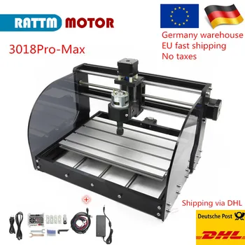 3 Os 3018 Pro Max CNC Mini mill Laserové rytie Stroj GRBL Ovládanie s ER11 collet a MPG off line Radič