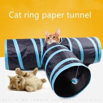 3 Otvory Pet Mačka Tunel Hračky Skladacia Pet Mačka Školenia Interaktívne Zábavné Hračky Pre Mačky Králik Zvierat Hrať Tunelovej Rúry