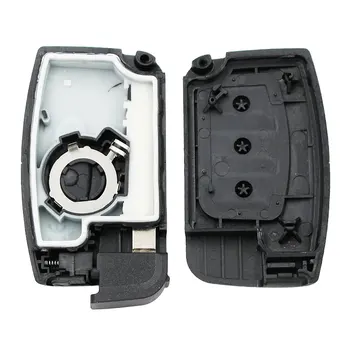 3 Tlačidlo Smart Remote Tlačidlo púzdro Fob Auto Tlačidlo na Bývanie Kryt pre Ford Focus Mondeo, Galaxy, S-Max, C-Max Kuga Uncut Čepeľ