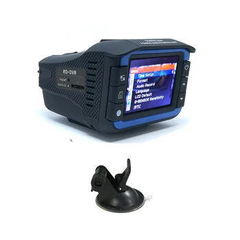 3 V 1 720P Auto Radarové Detektory DVR Rekordér Rýchlosť Detektora ruskej Hlas GPS Fotoaparát Dash Cam Pevný / Flow Velocity Measurement