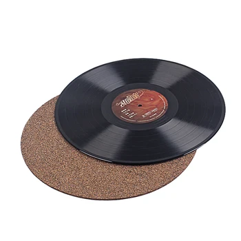 30 cm, Korku, Gumy Gramofónu Mat Anti-Statické Vinyl Hráčov Slipmat Ľahký Prenosný Hudobný Prvok