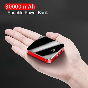 30000mAh Mini Power Bank Pre Xiao mi 9 8 iPhone 11 Samsung Powerbank Prenosná Externá Nabíjačka Batérií Rýchle Nabíjanie Poverbank