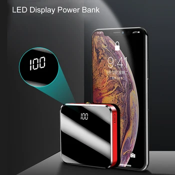 30000mAh Mini Power Bank Pre Xiao mi 9 8 iPhone 11 Samsung Powerbank Prenosná Externá Nabíjačka Batérií Rýchle Nabíjanie Poverbank