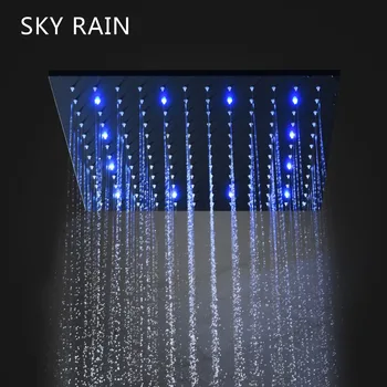 304 SUS Led Smart Svetlo Sprchovací Panel Sprchové Kúpeľňa Zrážok Sprchovací Set S Ručnou Sprchou
