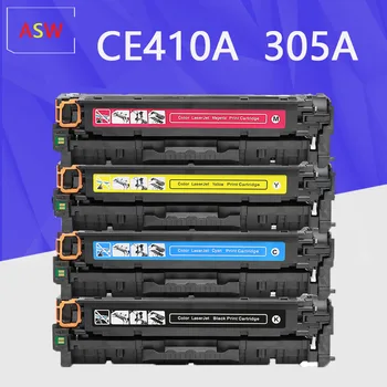 305A CE410 Kompatibilné tonerové kazety CE410A CE411A CE412A pre HP laserJet Enterprise 300 farba M351 M375nw 400 M451nw M451