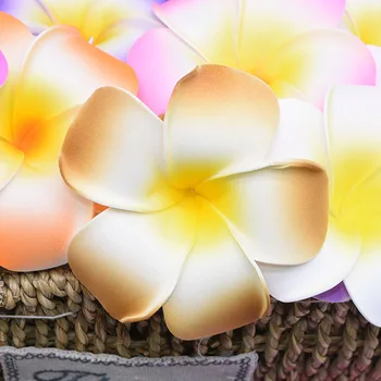 30pcs 5/9 cm Plumeria Kvet Hlavu Pena Vajec, Kvety, Svadobné Dekorácie Scrapbooking DIY Falošné Kvet Havaj Beach Party Decor