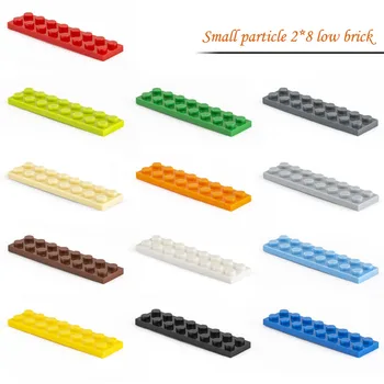 30Pcs DIY Stavebné Bloky, 2x8 Bodky Tenké Údaje Tehly Eduacational Kreatívne Hračky pre Deti Bloky Kompatibilné Legoed Bloky