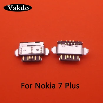 30pcs Pre Nokia 7 plus 7+ CK-1049 1055 1062 USB Nabíjanie Port Nabíjanie Jack Konektor Dock Zástrčky