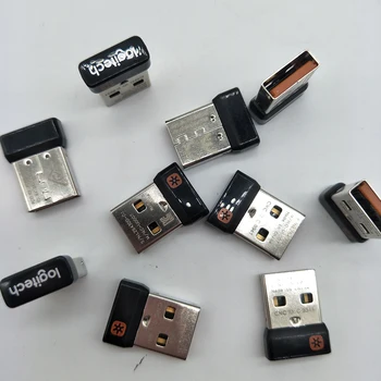 30pcs/veľa Skutočné 6 Kanálov Zjednotenie USB Bezdrôtový Prijímač Dongle pre Myši, Klávesnice M215 M235 M325 M545 M705 atď