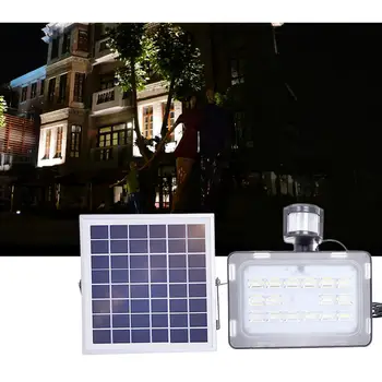 30W LED Solárne Floodlight, Super Svetlé SMD2835 4000LM Vonkajšie Osvetlenie Záhradné Osvetlenie, Cool Bielenie 6000-6500K