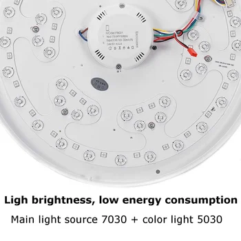 34 cm RGB LED Stropné Svietidlá Domov osvetlenie 36W 72W APLIKÁCIU bluetooth Hudby Svetlo Spálňa Lampy Smart Strop Žiarovka+Diaľkové Ovládanie