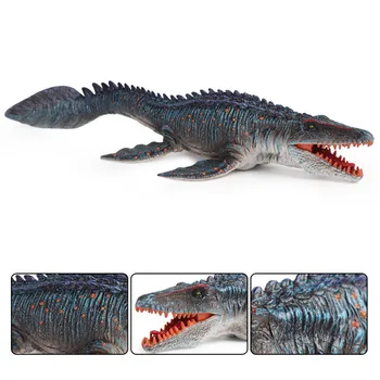 34 CM Simulácia Jurský Hračka dinosaur Mosasaur Liopleurodon plastikový Model Obrázok dinosaura model dekorácie