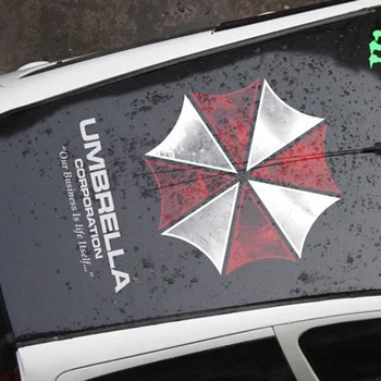 35-90 cm Farebné Umbrella Corporation Auto Styling PVC Nálepky Bočné Dvere Telo Garland Kapota Slnko Strechy Palivo Spp Cool Dekorácie Odtlačkový