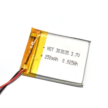 350mAh 303035 Li-ion Polymer Lithium Batéria, 3,7 v Li-po Li Ion Polymér Bateria MP3, MP4, GPS Zdravotníckej Batérie
