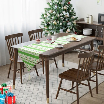 35x180cm Stolové Vlajky Vianočná Vločka Obrus Placemat Dekoratívne Stôl Runner Na Vianoce Domov Party Dekorácie