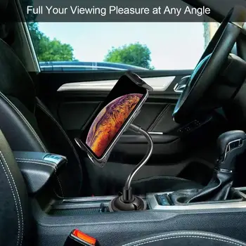 360 stupeň šikovný pohár telefón mount držiak na nápoj mobilný telefón držiak do auta na pohár pre iphone 7 plus tablet pc