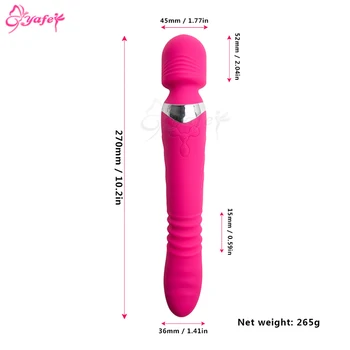 360°Otáčanie kúrenie Vibrátor Sexuálne hračky pre ženy Stimulátor Klitorisu Sexuálne hračky pre dospelých, G Mieste Pošvy vibrátor Žena VEĽKÚ Robertek