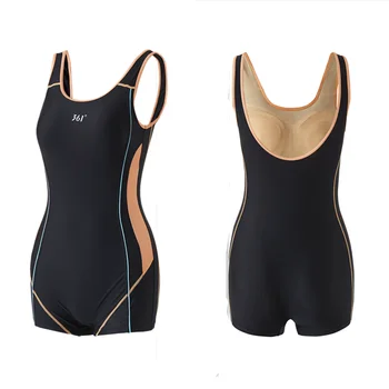 361 jednodielne plavky pre Ženy & Dievčatá Konkurenčné Boyleg Plavky Školenia Racing Wirefree Plavky Žena Triatlone