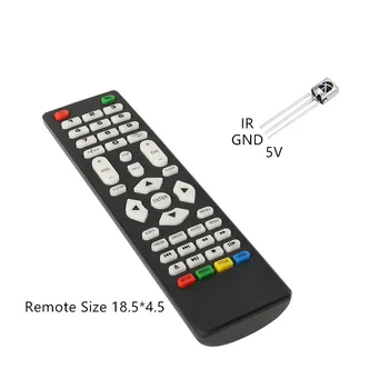 3663 NOVÝ Digitálny DVB-C, DVB-T/T2 Univerzálny LCD LED TV Kontrolór Vodič Doska+7 tlačidiel + Železo Ozvučnice Stojan 3463A ruskej