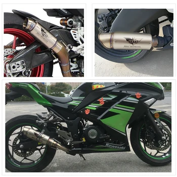 37-61mm Motocykel Uhlíkových Vlákien Výfukového Potrubia DB Tlmič Moto Príslušenstvo PRE Yamaha tdm 900 Suzuki bandit 1250 Kawasaki vn 1500