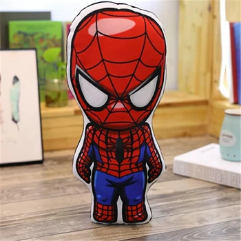 38-70 cm Marvel Avengers Roztomilý Spiderman Iron Man Superman Plyšové Hračky Mäkké Anime Charakter Vankúš Domáce Dekorácie, Darčeky pre Deti