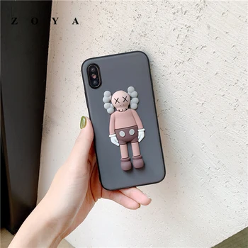 3D animovaný vzor roztomilý módne silikónové mobilný telefón prípade módne roztomilý pre Iphone 7 8 plus X S R 11 pro Max soft telefón cove.