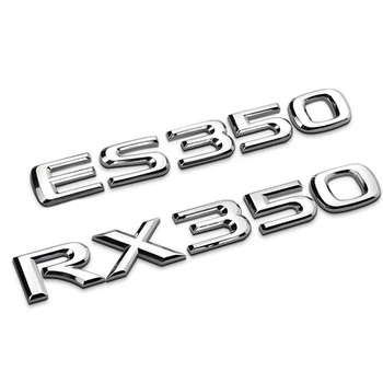 3D Auto Zadný Kufor Nálepky Zliatiny Zinku Odznak Znak Auto Nálepky pre Lexus ES350 RX350 Logo RX270 ES200 GS400 CT200H Príslušenstvo