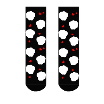 3D Diy Vytlačené Osobné Vlastné Ženy&pánske Športové Ponožky Srdce Farebné Tlač Umenie, Dizajn, Dlhá Ponožka Vianočný Darček