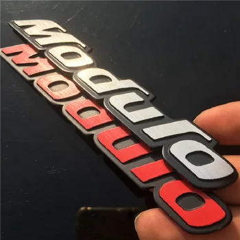 3D Hliníkovou Mugen Znak Chrome Logo Vzadu Odznak Pre Kufri Nálepky, Auto-Styling pre Honda Civic Dohodou CRV Fit čierna a červená