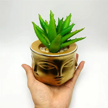 3D jednoduchá multi-tvárou váza, silikónové formy diy tvorivé krytý šťavnaté malé kvetináče konkrétne formy domáce dekorácie nástroje