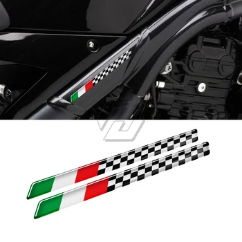 3D Motocykel Nálepky Taliansku Vlajku Motocykel Závodná Nálepky, Auto Nálepky