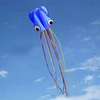 3D Octopus Kite Jedného motorového Športové Lietanie Mäkké Kite, Darčeky Pre Deti, Vonkajšie Hračky Lietať Zábavné, Jednoduché U1H6