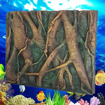 3D Pena Rock Plaz Kameň Akvarijné Pozadie Pozadie akvárium Rada Dekor Non-jedovaté PU Kožené Pena Pre Plazy 60X45X4cm