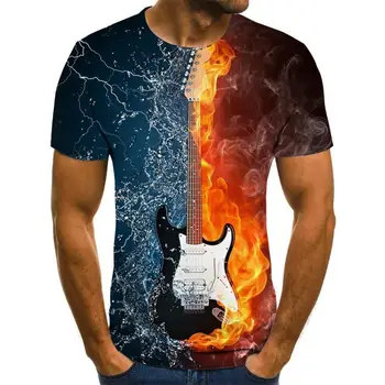 3d print t shirt Muži Ženy homme coco gitara Krátky rukáv fashion t-shirt Harajuku top tees Vtipné tričká homme tričko