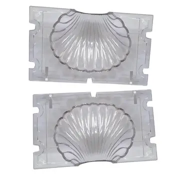 3D Seashell Shell Sviečka, Silikónové Formy Cake Decoration Nástroje Odolné Plastové Venuša Formy DIY Plavidlá Fondant Formy