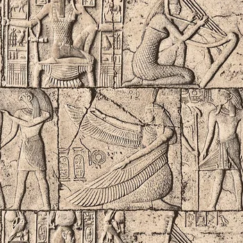 3D Starovekých Egyptských Tapety TV Papier Pozadí Steny, Spálne, Obývacia Izba Tapety Samolepky na Stenu Domáce Dekorácie