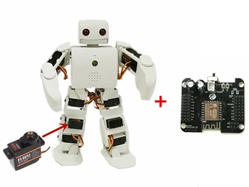 3D Tlač 18DOF RC Robotické Humanoidný Robot So Bezdrôtový ovládač Auta Micro Servo, Servo Riadenie Disku Rady urob si sám Pre Arduino