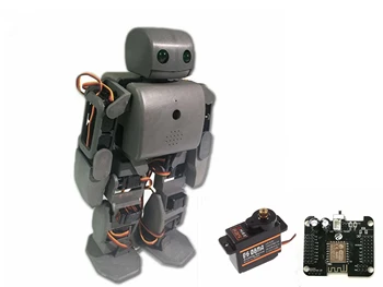 3D Tlač 18DOF RC Robotické Humanoidný Robot So Bezdrôtový ovládač Auta Micro Servo, Servo Riadenie Disku Rady urob si sám Pre Arduino