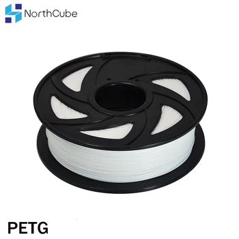 3D Tlačiarne Vlákna PETG 1.75 mm 1 kg/2.2 lbs Plastové PETG Vlákna Spotrebný materiál PETG Materiál pre 3D Tlačiarne Filamento Biela