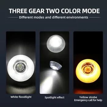 3ks 3Mode Núdzové Blikajúce Svetlo Auto Led Reflektor, Floodlight, Vodotesný, Prenosný Nabíjateľné Svietidlo Pre Kempovanie Núdzové